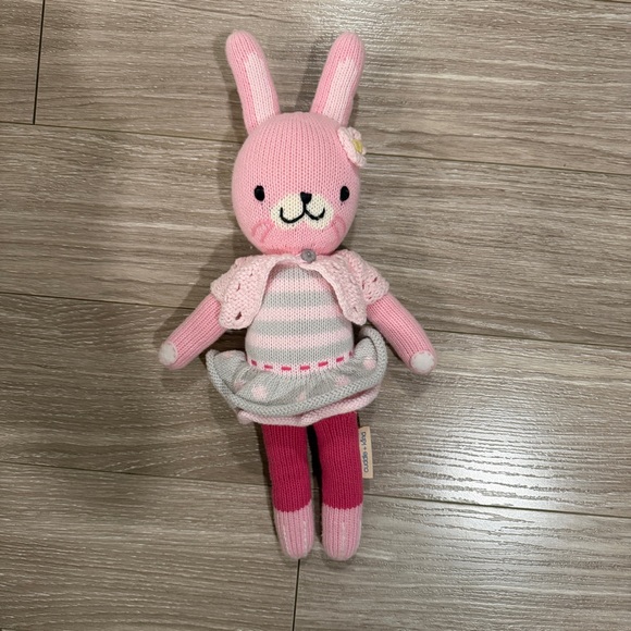 Cuddle + Kind Other - cuddle + kind Chloe the Bunny doll pink Easter baby grows gift